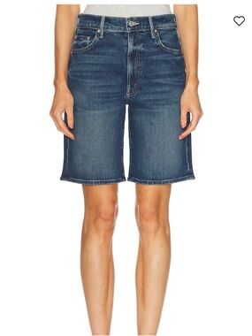 MOTHER The Undercover Bermuda Short – Med/Dark Wash- 28
